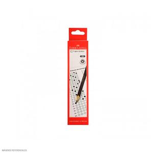 Lápiz Técnico 2B Sin Borrador X12 Faber-Castell