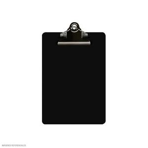 Tablero Acrílico Oficio Negro Ove